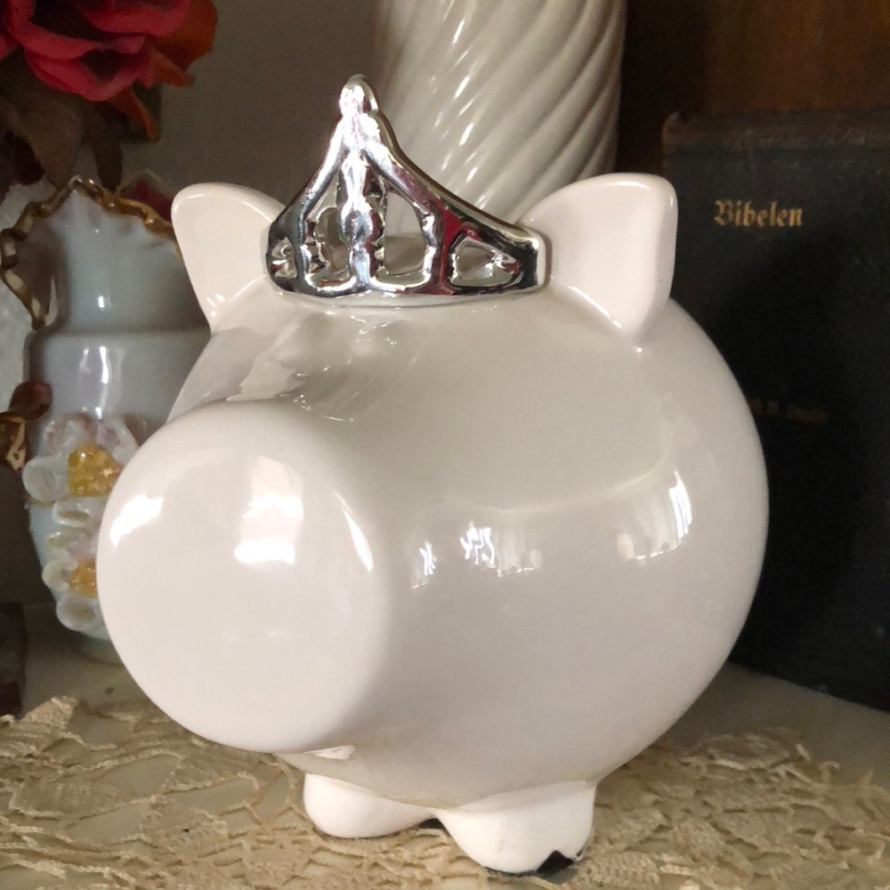 Salt & Pepper Ceramic Piggy Bank